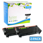 fuzion - Cartouche De Toner Compatible Brother TN850 - Paquet de 2 - Rendement Standard - Noir-Noir