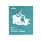 Hilroy - Canada Cahier cousu laminé, 10-7/8 po H x 8-3/8 po l, Couleurs Assorties-40 pages lignées 