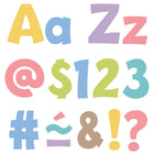 TREND enterprises, Inc - Ensemble de lettres prédécoupées, style «matin d'été », police ludique, caractères majuscules et minuscule, 10.2 cm de hauteur-Lettres perforées pratiques idéales pour les affichages, la signalisation, les activités d'apprentissage, l'étiquetage et plus encore
