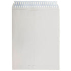 JAM Paper Enveloppes avec ouverture à lââ‚¬extrémité 12 x 15 1/2 po, bande adhésive, gris clair, 500/paquet-Gris clair