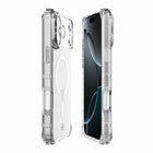 Itskins - Étui Hybrid_R MagSafe pour iPhone 17 Pro - Transparent-Optimisé pour le bouton de contrôle de la caméra