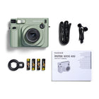 Fujifilm - Appareil photo instantané Instax Wide 400 - Vert-Durée de développement de film d'environ 90 secondes (peut varier selon la température ambiante) pour voir rapidement l'image prise