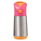 b.box - Bouteille Isotherme - 350ml - Milkshake à la Fraise-Isolation triple couche garde les boissons froides jusqu’à 8h ou chaudes jusqu’à 6h