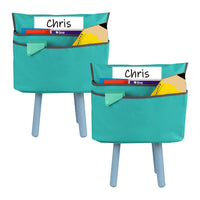 C-Line - Standard Chair Cubbie , 14 po , Seafoam Green, Pack de 2-Ce produit innovant utilise la chaise de l'étudiant pour devenir un lieu de stockage d'approvisionnement pour les dossiers, les classeurs, les boîtes de rangement et plus encore