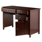 Winsome - Bureau d'écriture Delta, noyer (94147)-Fabriqué de bois composite, fini noyer