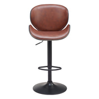 Zuo - Meyane Tabouret de bar - Brun-Rembourrage moelleux et confortable