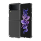 AXS - ULTRA CLEAR Étui testé contre les chutes pour Samsung Galaxy Z Flip 3 - Transparent-Protection anti-UV pour afficher clairement le design original de votre cellulaire