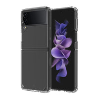 AXS - ULTRA CLEAR Étui testé contre les chutes pour Samsung Galaxy Z Flip 3 - Transparent-Protection anti-UV pour afficher clairement le design original de votre cellulaire