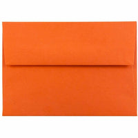 JAM Paper - Enveloppes d'invitation colorées A1 à 4 barres - 3,625 x 5,125 - orange recyclé - Paquet de 50-Parfait pour les cartes de voeux, les invitations, les mariages ou toute autre annonce