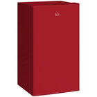 HOMCOM - Mini réfrigérateur avec congélateur et porte réversible - rouge-Combine réfrigérateur et congélateur avec une capacité de 3,2 pi³ pour divers besoins de stockage alimentaire 