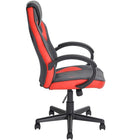 Nicer Furniture - chaise de jeu réglable ergonomique - rouge-Base en plastique dur assurant une durabilité et un soutien à long terme.  