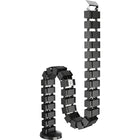 Fellowes - CableSpine - Noir-Le support flexible s'adapte aux bureaux réglables en hauteur (jusqu'à 130 cm) et s'adapte parfaitement à la hauteur du bureau