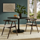 Modway - Henry Cuir et bois véganes Chaise à manger - Pierre-Rembourrage en cuir végane