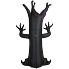 GEMMY - Projection lumineuse gonflable d'Halloween avec animation feu et glace atteignant un arbre-Se gonfle automatiquement en quelques secondes et se dégonfle pour un rangement facile