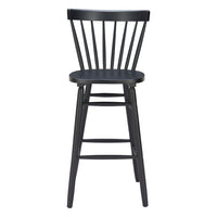 Zuo - Tyce Tabouret de bar - Noir - Ensemble de 2-Design ergonomique