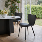 Zuo - Prestige Chaise de salle à manger - Noir - Ensemble de 2-Supporte jusqu'à 250 lb