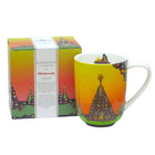 Oscardo - Tasse porcelaine « Guardians » de John Rombough - 485 ml-Passe au micro-ondes et au lave-vaisselle - Conçu pour une utilisation quotidienne pratique et un nettoyage sans effort