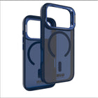 Blu Element - Étui Chromatic Kick MagSafe Marin pour iPhone 17 Pro Max-Protection supplémentaire de l’appareil photo avec support pliable pour visionnage à l’horizontale