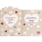 Rosedale Gold - Cartes De souhaits De La Saint-Valentin / Enveloppes - 5-1/2 po x 8 po - Cœurs scintillants - Paquet de 6-Imprimées sur un papier de qualité non couché