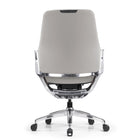 Decent Living - Chaise de bureau Nexten Pro, dossier haut, Blanc cassé-Profondeur, hauteur et inclinaison d'assise réglables