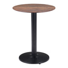 Zuo - Alto Table bistrot - Brun/Noir-Garantie limitée de 3 ans