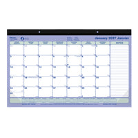 Blueline - 2027 Calendrier sous-main mensuel - 17 3/4 po x 10 7/8 po - bilingue-12 mois, de janvier à décembre