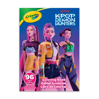 Crayola - Cahier à colorier 96 pages - Les guerrières de la K-pop-CAHIER À COLORIER LES GUERRIÈRES DE LA K-POP : Ce cahier à colorier Les guerrières de la K-pop comprend 96 pages à colorier amusantes et 1 feuille d'autocollants 