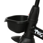 Qaba - Vélo pour tout-petits avec siège réglable - noir-Comprend un panier et un garde-boue 
