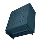 Manhattan Comfort - Granville commode haute moderne 37,8" - bleu minuit-10