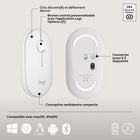 Logitech - Pebble 2 Combo for Mac, clavier et souris sans fil - Blanc-Un choix de conception que vous apprécierez: les pièces en plastique comprennent du plastique certifié recyclé post-consommation min. 65% pour Pebble Keys 2 K380s, min. 76% pour Pebble Mouse 2 M350s