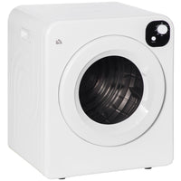 HOMCOM - Sécheuse portable compacte 3,22 pi³ - 1300 W - blanc-7 modes, y compris extra, bright, mix airing et trois autres temps au choix 