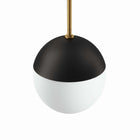 Modway - Stellar 1-Lumière Lumière suspendue - Laiton satin opale-Nécessite une ampoule E26 de 60 W