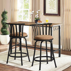 Homy Casa - Tabourets de Bar Industriels Pivotants 24 po et 29 po - Paquet de 2-Assemblage facile avec outils inclus