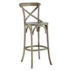 Modway - Gear Tabouret de bar - Gris-Tabouret de bar de ferme moderne