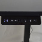 Ezywork - Bureau assis-debout électrique à double moteur et hauteur réglable - Structure et plateau noirs-Capacité de charge : 100 kg