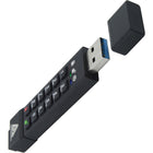 Apricorn - clé sécurisée Aegis 3z chiffrée USB 3.1 Gen 1 128 Go clé USB - noir-Pour augmenter la longueur des NIP et renforcer la sécurité, la longueur minimale requise peut être augmentée de 7 caractères jusqu’à 16 caractères maximum