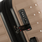 Air Canada - Jasper Valise Rigide Pivotante de 28 po - Champagne-Poignée de chariot rétractable verrouillable à bouton-poussoir