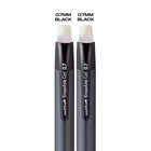 uni-ball - Stylos rétractables à gel effaçable - 0,7 mm - noir - paquet de 2-6