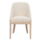 Zuo - Calmo Chaise de salle à manger - Beige-Bois de frêne massif