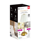 Xtricity - Lampe de table tactile LED portable Roccabella - Ivoire-Activation tactile pour une utilisation facile