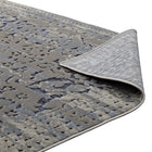 Modway - Margarida Turc vintage vieilli vieilli Tapis de comédie 8 pi l x 10 pi L - Bleu et crème-Haute densité / Tissé à la machine