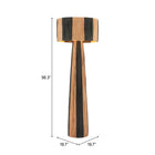 Zuo - Lampe sur pied Gala - Noir/Naturel-8