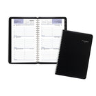 AT-A-GLANCE - Cahier de rendez-vous hebdomadaire 2027 - 8 po H x 4 7/8 po l - noir - bilingue-Format des pages : 8 po H x 4 7/8 po l