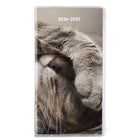 Blueline - Agenda Mensuel De Poche - 6 1/2 po H x 3 1/2 po l - Motif Animaux - Bilingue-Agenda de poche mensuel