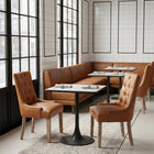Zuo - Spot Table bistrot - Gris/Noir-Dimensions: 23,8 po L x 23,8 po L x 29,9 po H