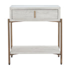 Zuo - Yoru Table d’appoint - Chêne blanc-Placage de bois élégant au fini naturel contemporain