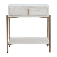 Zuo - Yoru Table d’appoint - Chêne blanc-Placage de bois élégant au fini naturel contemporain