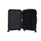 Swiss Traveller - Roxen Hardshell 3 pièces Ensemble de bagages roues à spinner à 360 degrés - Orange brûlé-8