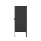 Manhattan Comfort - Buffet d’appoint moderne Naomi 31,5 po - Noir-Assemblage à domicile requis Tout le matériel inclus
