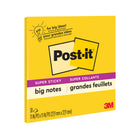 Post-it – Grands feuillets super collants, 12 po x 12 po, jaune, paq./30 (BN11-C)-Offre une grande toile pour annoter vos pensées ou idées importantes 